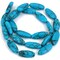 8 Strands Synthetic Turqoise Beads Various Shapes & Sizes